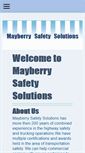 Mobile Screenshot of mayberrysafetysolutions.com